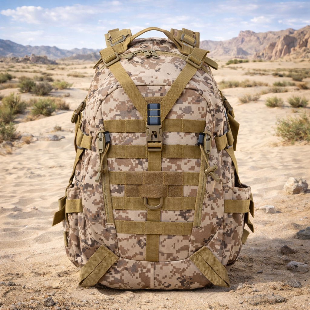 40L Tactical Backpack for Camping & Hiking – Waterproof Molle Rucksack