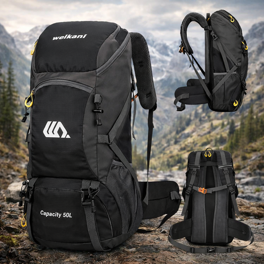 50L Waterproof Travel Backpack for Camping & Hiking