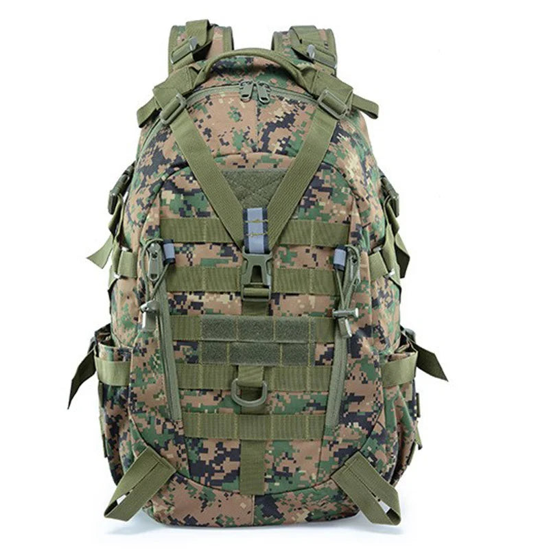 40L Tactical Backpack for Camping & Hiking – Waterproof Molle Rucksack